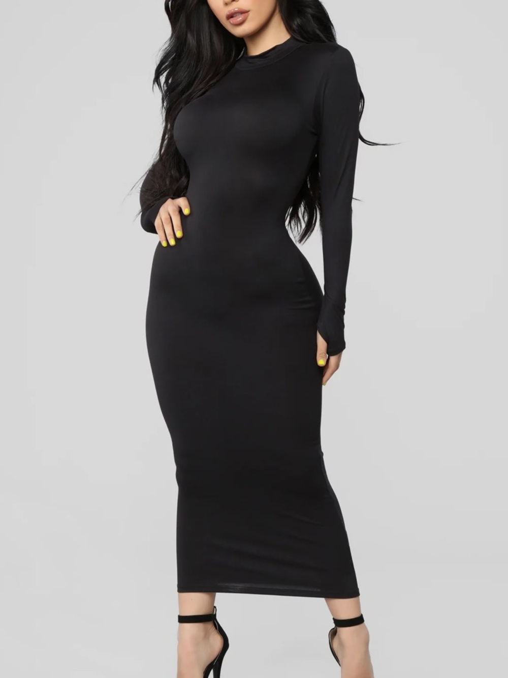 FASHION NOVA “Full Coverage Maxi Dress”